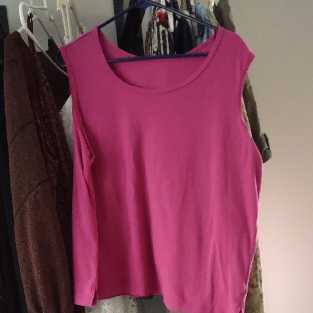 Pink Sleeveless Top